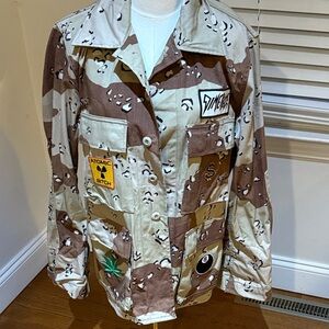Dimepiece Camouflage Jacket with Patches
